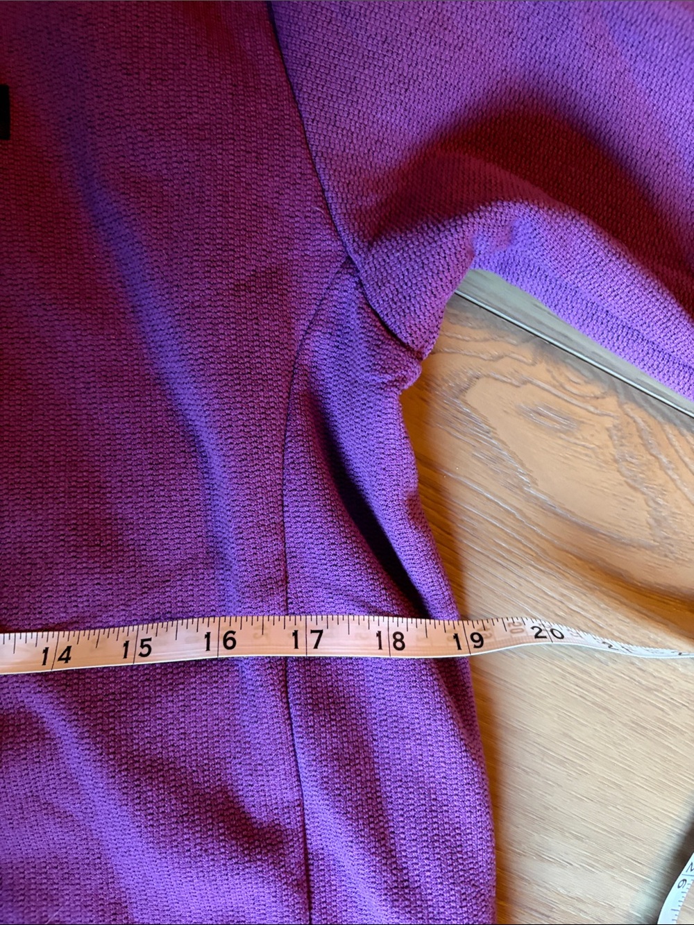 cotopaxi Purple Fleece Quarter-Zip with Orange Trim - Picture 7 of 8